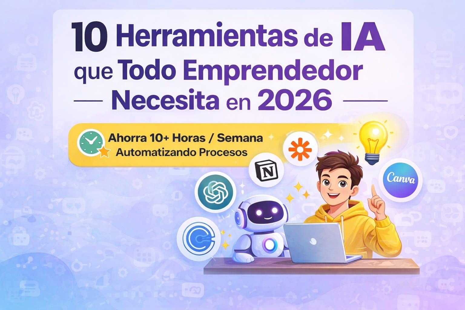 10 herramientas de IA que todo emprendedor necesita en 2026 | Vanguardízate