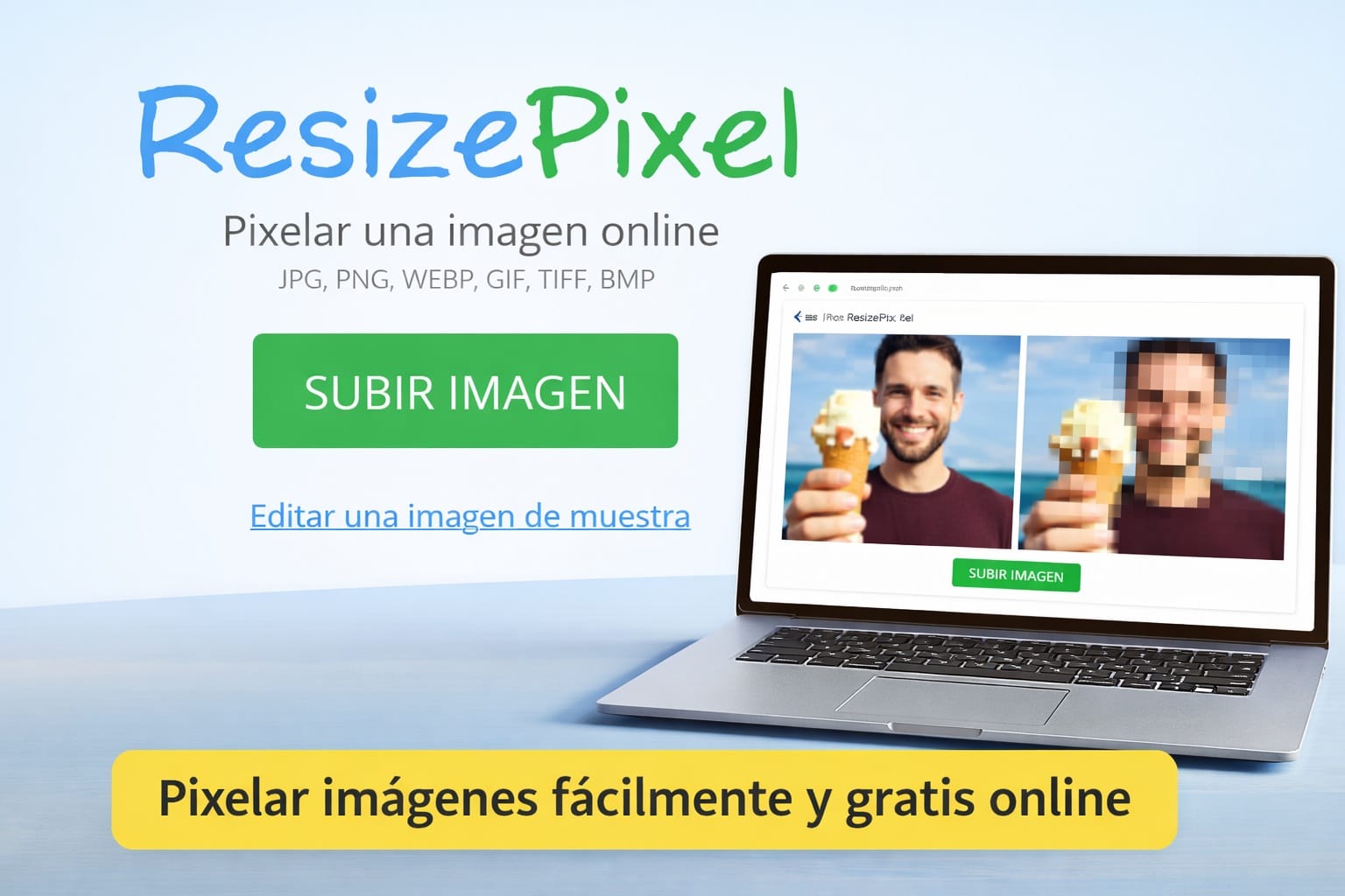 Cómo pixelar imágenes online gratis y fácil con ResizePixel | Vanguardízate
